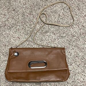 Skagen Brown Leather Shoulder/top handle/crossbody/clutch Bag